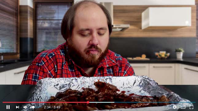 Image for article titled Vlogger Eats Raw Cow Intestines On YouTube In Hopes Of Giving His Children Better Life