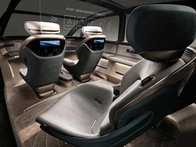 Image for article titled New Balance Dads Everywhere Rejoice, For The Audi Urbansphere Concept Is All Grille Look Now
