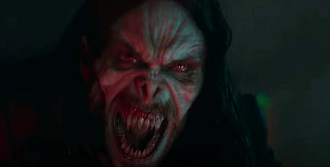 Imagen para el artículo titulado El nuevo tráiler de Morbius abre las puertas a los vampiros en las películas de Spider-Man
