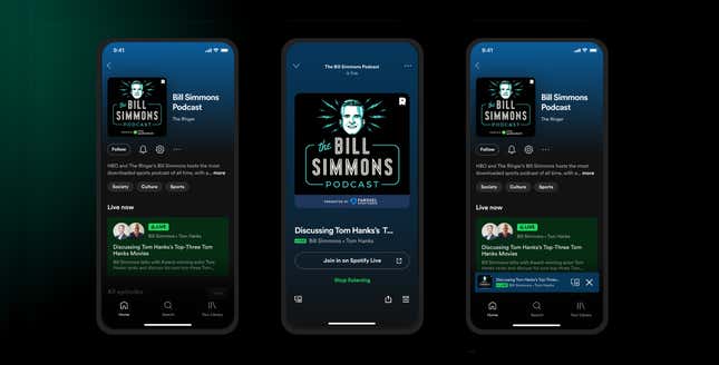 Spotify Live was launched with its current name in April 2022