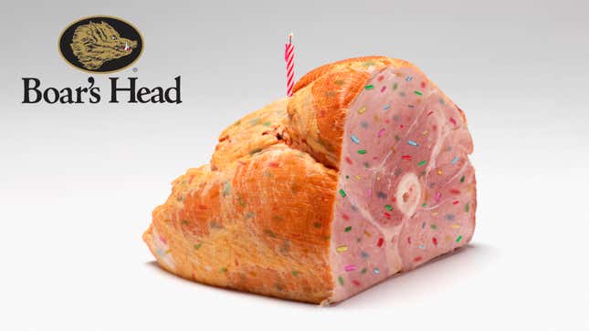 Image for article titled Boar’s Head Unveils New Funfetti Birthday Ham