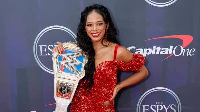 Bianca Belair attends the 2021 ESPY Awards at Rooftop At Pier 17 on July 10, 2021 in New York City.