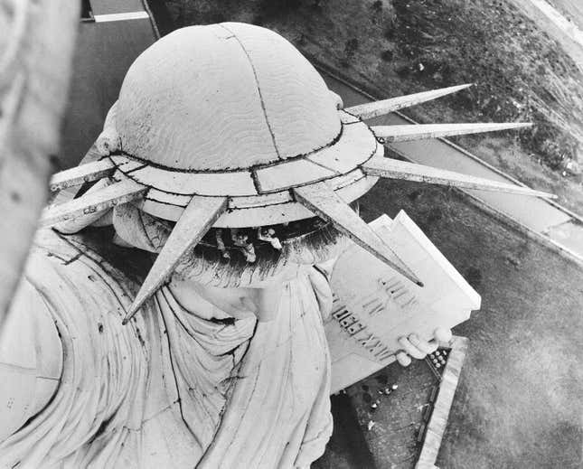 Image for article titled The Statue of Liberty, 130 years old today, was an early example of crowd-funding
