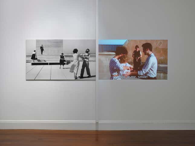 La terrasse du Corbusier, Marseille (1956) /Les gens de la terrasse (2008), 2012