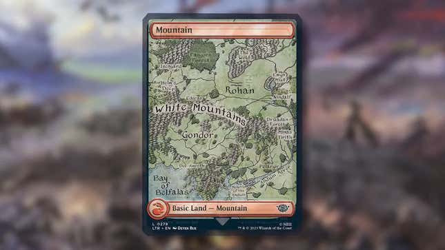 Image for article titled Magic: The Gathering Reveals Its First Lord of the Rings Cards