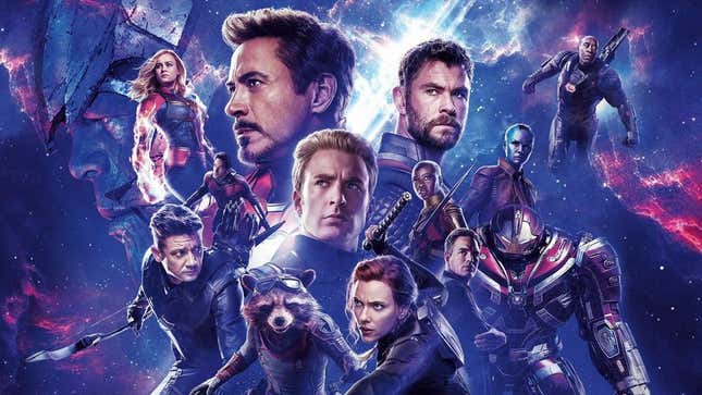 The Avengers in a promotional poster for Avengers: Endgame. 