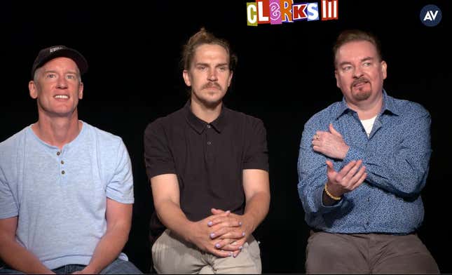 Jeff Anderson, Jason Mewes, and Brian O'Halloran on returning to <i>Clerks</i>