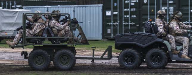 Image for article titled Why Latvia Donated Quads and Electric Scooters to the Ukraine War Effort
