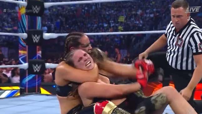Ronda Rousey’s mediocre SummerSlam exit.