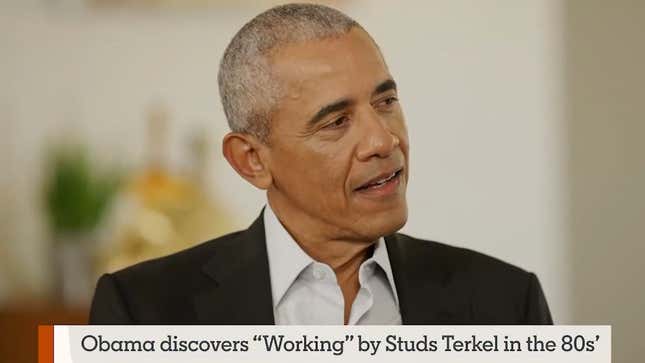 Screenshot of Obama speaking on camera