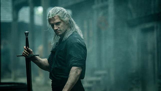 Henry Cavil as Geralt from Season 1 of The Witcher on Netflix.