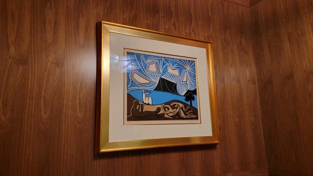 Pablo Picasso’s Couple et flûtistes au bord d’un lac (Bacchanale), 1959