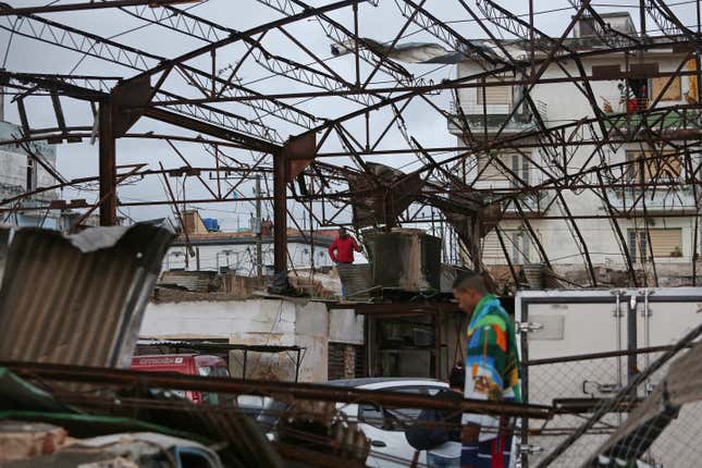 Image for article titled Photos: The aftermath of a rare and deadly tornado in Havana