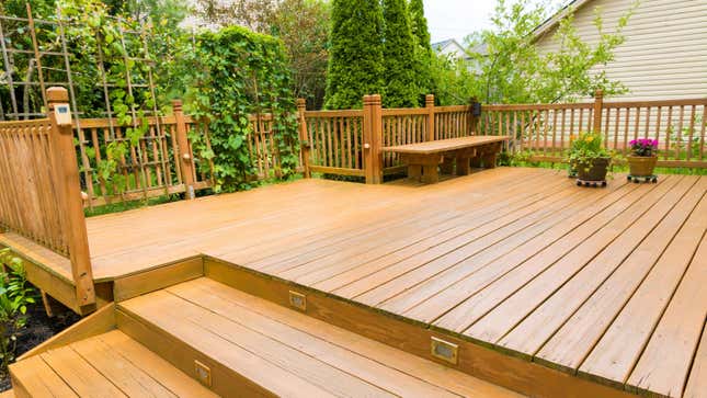 Image for article titled How to Restore Your Old Deck Without Going Broke