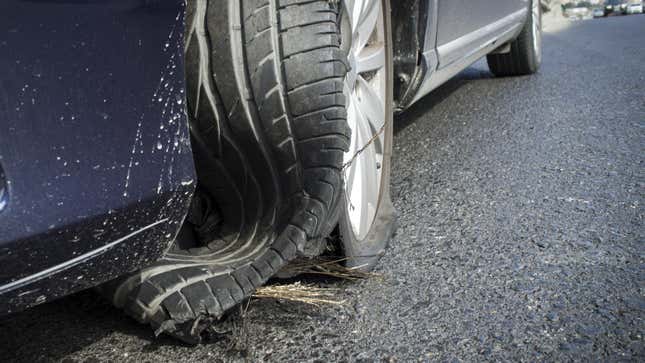 If While Driving a Tire Suddenly Blows Out You Should Never Panic!