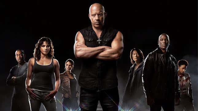 Promo poster for Fast X featuring the main cast.