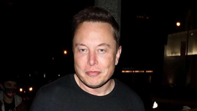 Twitter and Tesla CEO Elon Musk is presumably holding in a suspicious fart.