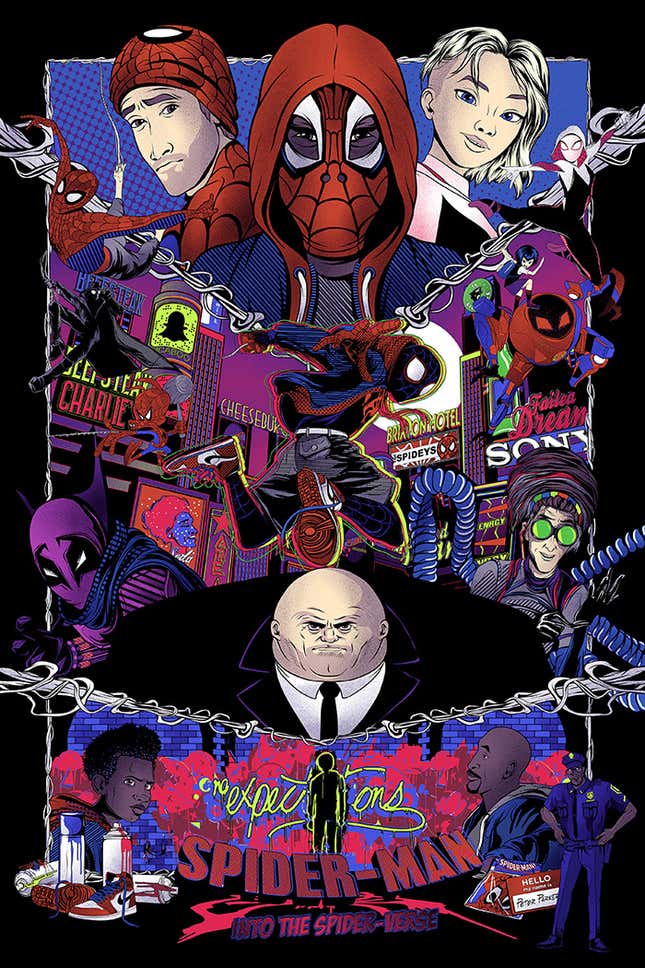 Into the Spider-Verse Comes Alive in All These Gorgeous Posters