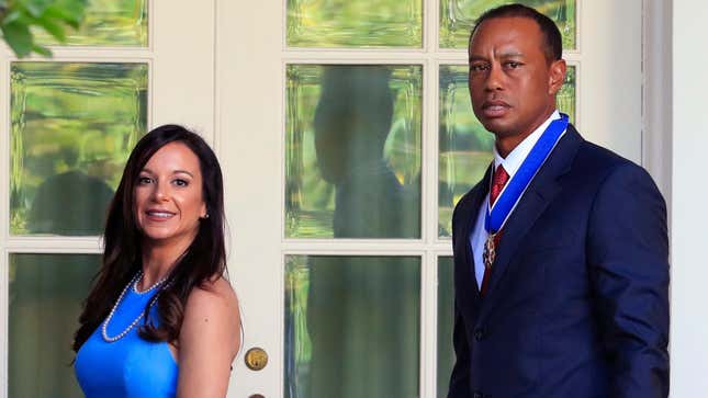 Presidential Medal of Freedom recipient Tiger Woods has set his legal team upon ex-girlfriend Erica Herman.