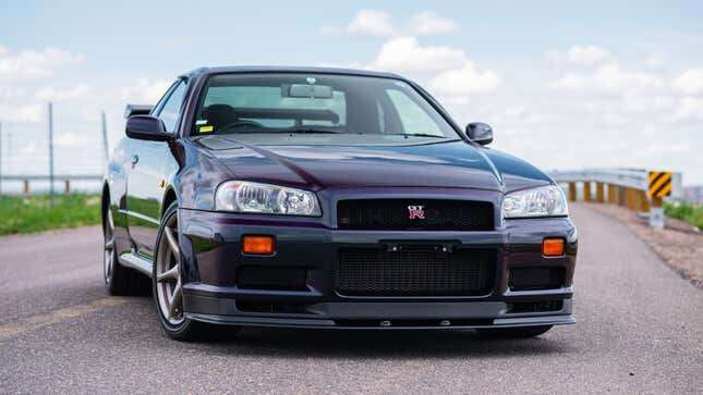 Midnight Purple R34 GT-R On Bring A Trailer Is At $250K And Climbing
