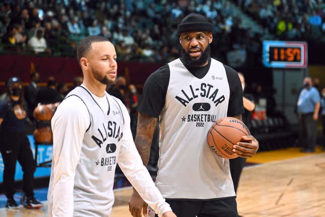 LeBron wouldn’t mind being Steph Curry’s teammate fulltime.