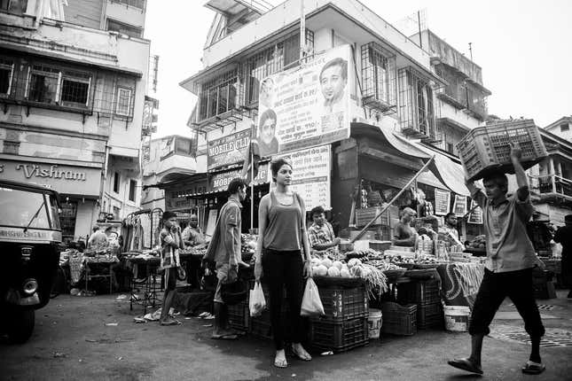 Pallavi Das at Bazar Road, Bandra, Mumbai. Nov 7, 2015