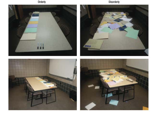 Some of the rooms used for the study