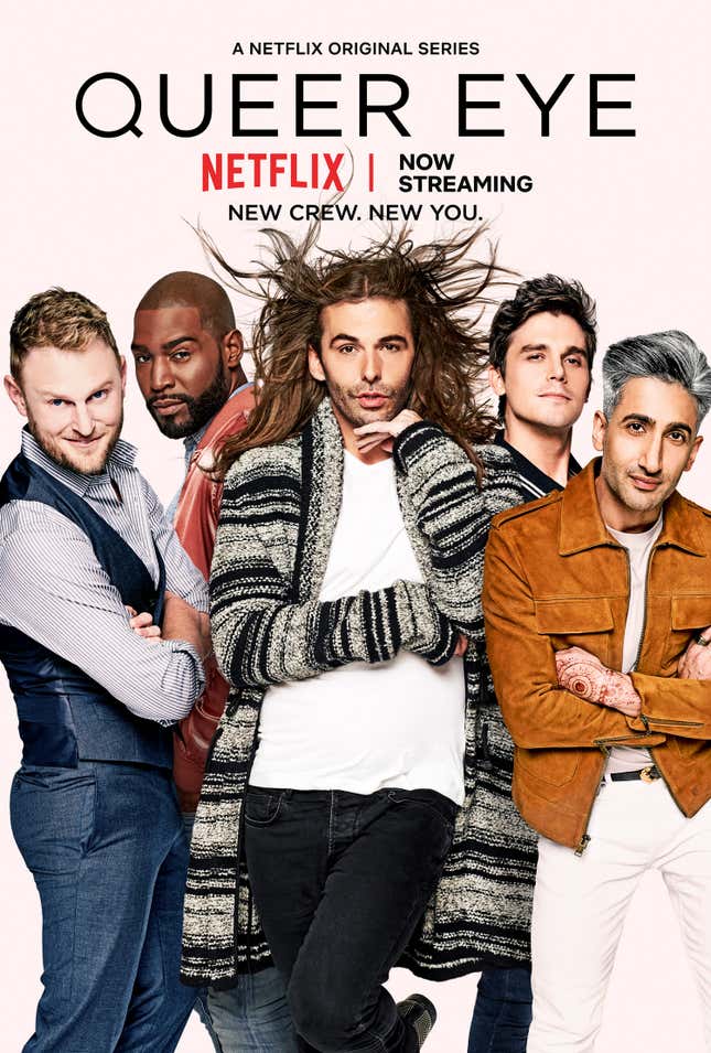 Image for article titled “Queer Eye” treats consumption like the antidote to toxic masculinity