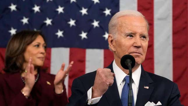 Image for article titled Joe Biden Says Tech Needs Washington’s Parental Oversight in State of the Union