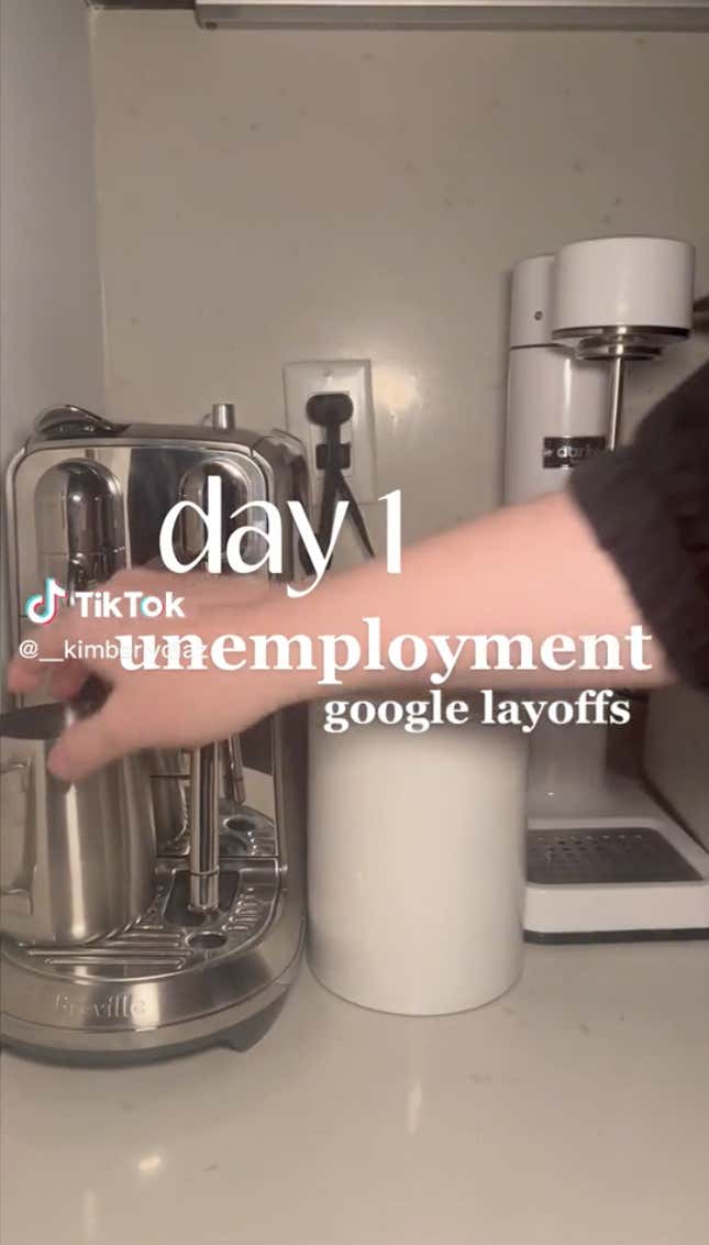 Image for article titled Ex-Google Employees Are Vlogging Their Layoffs on TikTok