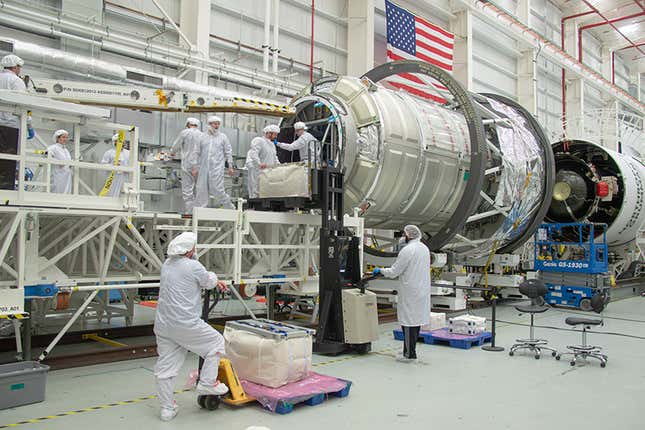 Die Frachtraumsonde Cygnus brachte das Experiment der Purdue University am 1. August zur ISS.
