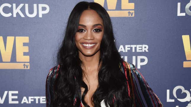 Rachel Lindsay arrives at WE tv’s Real Love: Relationship Reality TV’s Past, Present &amp; Future even on December 11, 2018 in Beverly Hills, California.