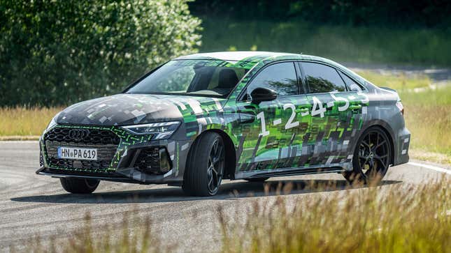 Image for article titled The 2022 Audi RS3&#39;s Fancy New E-Diff Is Made For Drifting