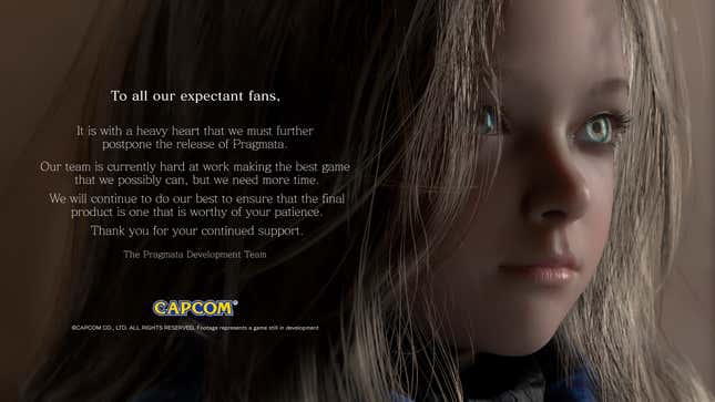 Image for article titled Capcom&#39;s Big Sci-Fi Game Has Been Delayed Into Oblivion