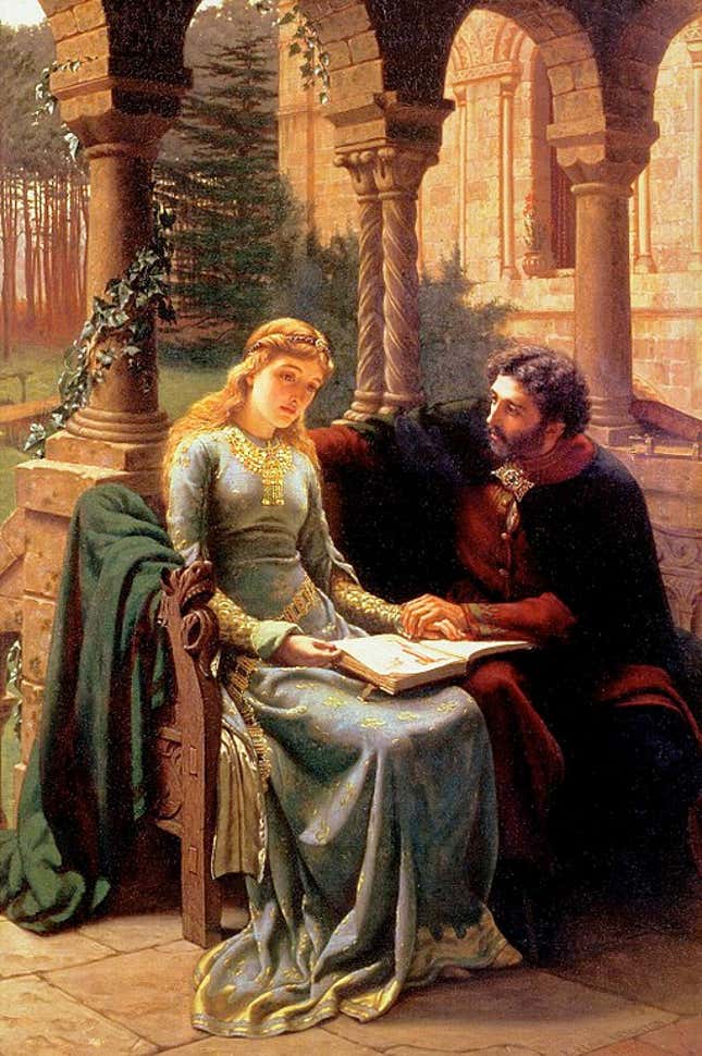 Abelard and his pupil Héloise.