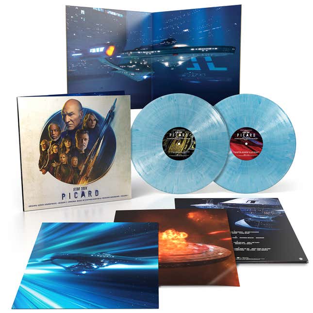 Image for article titled Star Trek: Picard Goes Retro With a Vinyl Release