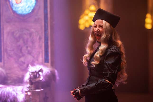 The Guide started as a guest star, and is now part of the ensemble.