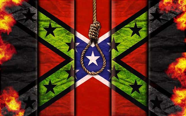 Sims Dixie flag art.