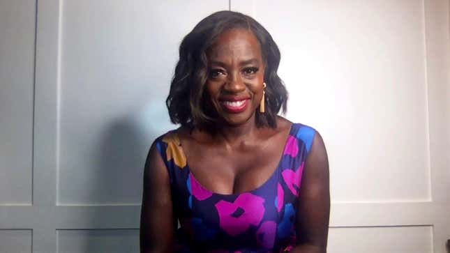 MARCH 27: In this screengrab, Viola Davis, winner of Outstanding Actress in a Drama Series and Outstanding Actress in a Motion Picture categories speaks at the 52nd NAACP Image Awards Virtual Press Conference on March 27, 2021 in Various Cities. (Photo by Getty Images/Getty Images for NAACP Image Awards)