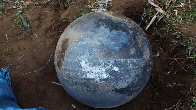 Image for article titled What Should You Do If Space Junk Lands in Your Yard?