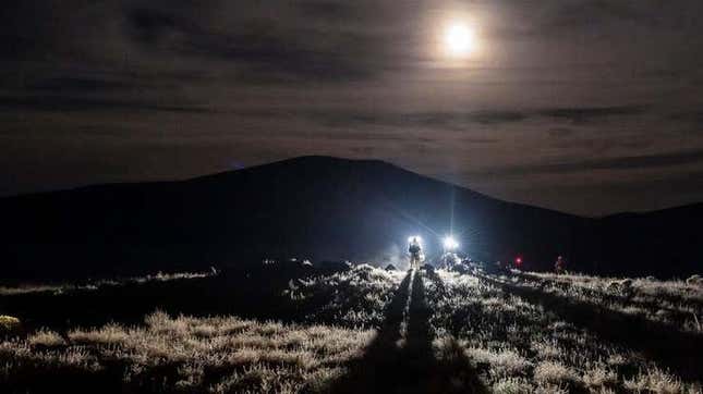 Esta impresionante foto de una misión simulada a la Luna obtuvo el tercer lugar en la categoría de Documentación. La foto fue tomada en Flagstaff, Arizona.