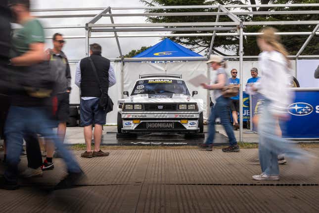 Image for article titled Here Are Some Rad Photos Of Subaru&#39;s Family Huckster Running Wild At Goodwood