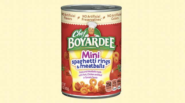 Chef Boyardee Mini Spaghetti Rings & Meatballs