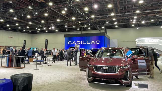The saddest Cadillac display I’ve ever seen at the Detroit Auto Show.