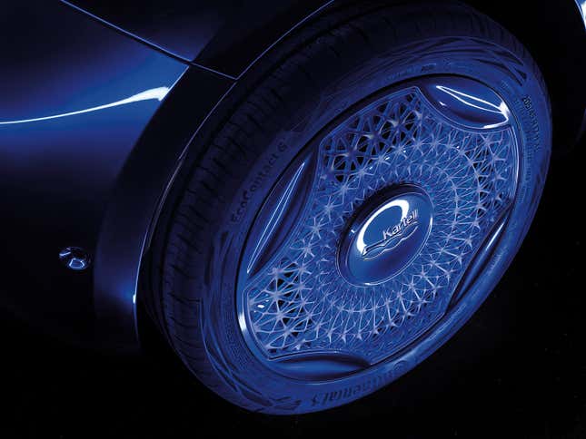Fiat 500e Kartell wheel