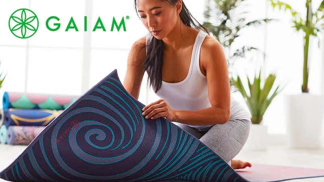 Get in the Flow With a 26% Off Gaiam Yoga Mat