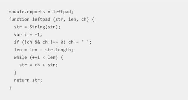 Image for article titled How one programmer broke the internet by deleting a tiny piece of code