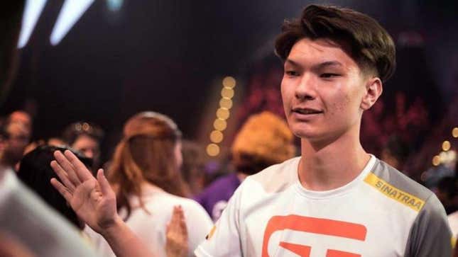 An image of Jay "Sinatraa" Won from the 2019 Overwatch World Cup.