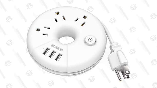 The travel power strip against a white background.