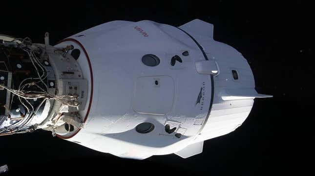 The Dragon launch was expected to bring two tons of supplies to the ISS as part of a resupply mission.